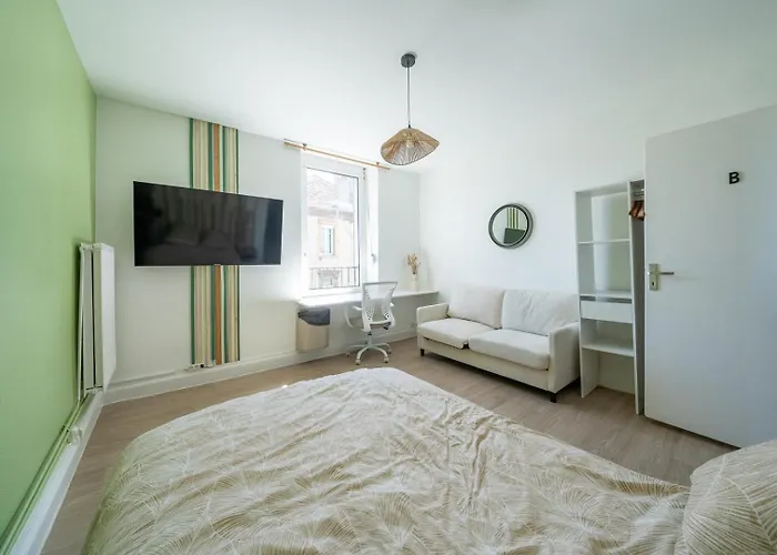 Апартаменты Elodie - Cosy 5 Pers' - Gare - Wifi - 3 Lits Homecourt