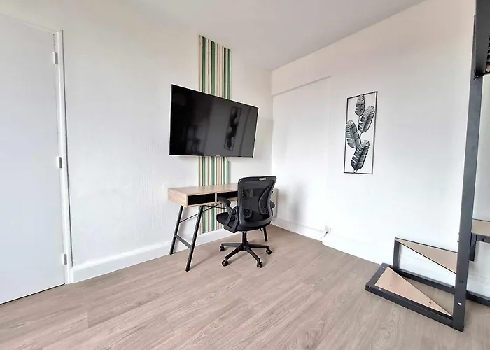 Elodie - Cosy 5 Pers' - Gare - Wifi - 3 Lits Апартаменты